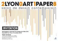 LYON  ART PAPER , pascal bidot graphiste décorateur plasticien