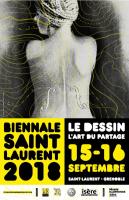 Biennale de dessin contemporain Grenoble , pascal bidot graphiste décorateur plasticien